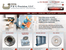 Tablet Screenshot of pgprecisionllc.com